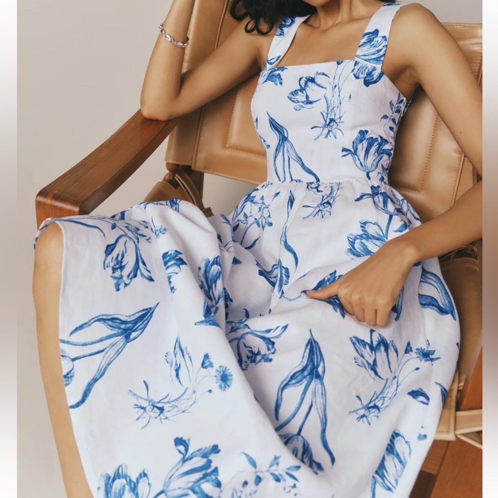 Reformation linen dress